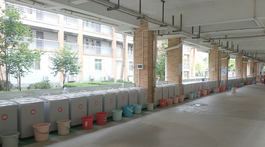 好評度高！江門一中學校又雙叒續(xù)單金環(huán)電器共享洗衣機