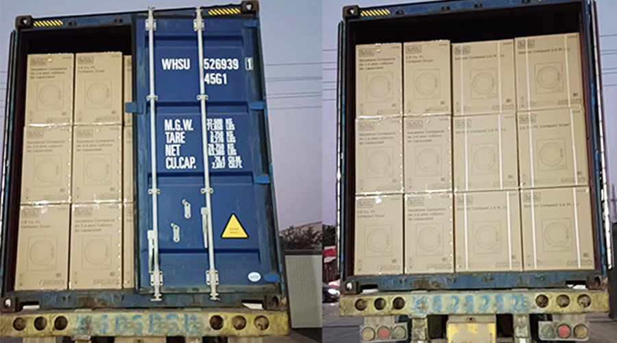 不分晝夜！完成客戶滾筒衣服烘干機(jī)發(fā)貨是職責(zé)所在