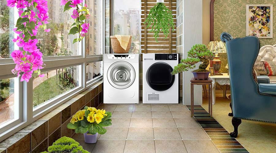 家居陽(yáng)臺(tái)晾曬衣物不干怎么辦，衣物烘干機(jī)來(lái)解決！