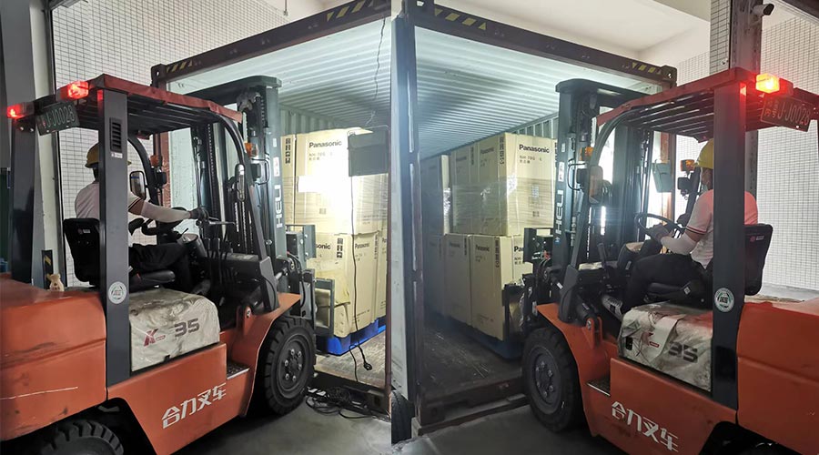 趕進(jìn)度加油干！ 迅速完成松下客戶的衣物烘干機(jī)出貨